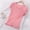 Watermelon Red, variant on Gifts Dianli Sleepwear Loungewear Women's Solid Color Short Sleeve Pajama Top With Pockets Soft Breathable Comfortable Homewear Casual Nightshirt Sleep Top