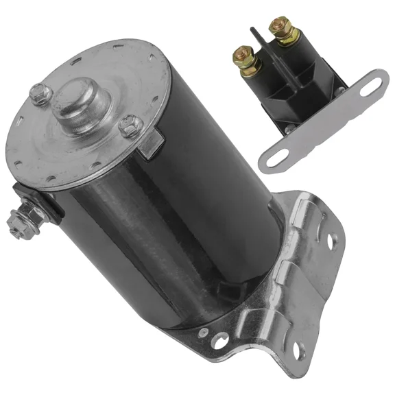 Starter And Relay For John Deere Tractor Lawn L100 D120 D110 D105 D100