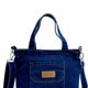 thumbnail image 2 of Bolso Hombro para Mujer Bolso Bandolera Mezclilla para Escuela Compras en La Playa (azul Oscuro), 2 of 9