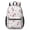 Unicorn and Flower, variant on Unicorn and Flower White Pattern 17" School Backpacks for Teens,Waterproof Oxford Fabric,S-Shape Padded Straps for School,Travel,Hiking,Camping
