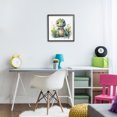 thumbnail image 3 of Stupell Industries Contemporary Crafty Dino & Foliage Black Framed Giclee Art, 12 x 12, by Steve Hunziker, 3 of 8