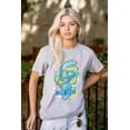 thumbnail image 2 of Retro Sassy Smurfette Love Corp Women Plus Size Graphic Tee Tees Brisco Brands 2X, 2 of 3