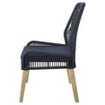 thumbnail image 6 of Nakia Woven Rope Dining Side Chairs Dark Navy (Set of 2), 6 of 13