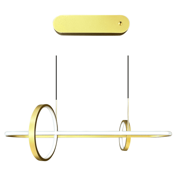 Lampara Colgante Circular SKANDIGLOW Moderna Led Decoracion Ajustable Voltaje 100V-240V