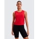 thumbnail image 2 of Musculosa Cropped Sin Mangas para Mujer CRZ YOGA Roja Talle M, 2 of 6