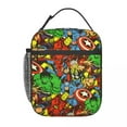 thumbnail image 3 of Spiderman Insulated Lunch Box Reusable Thermal Cooler Lunch Bag Work Food Picnic Container Tote Bags, 3 of 9