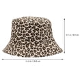 thumbnail image 2 of CRILSTYLEO 1Ud Sombrero Bucket Leopardo Reversible Khaki Y Transpirable Para Exterior, 2 of 6