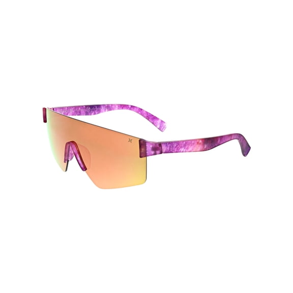 HURLEY BIG SUR - HSL3002PS_969, SHIELD SUNGLASS, GALACTIC PRINT FRAME & PINK MIRROR POLARIZED LENS AR COATING