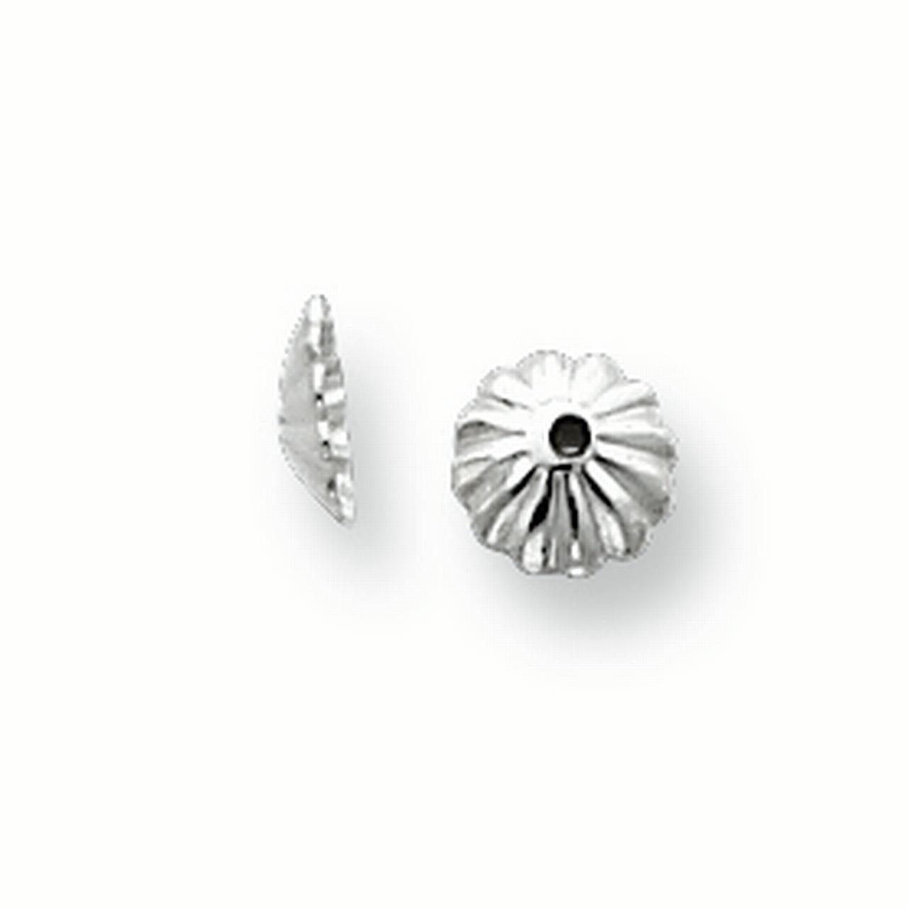 Sterling Silver 6.0mm Bead Cap