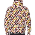 thumbnail image 3 of Bingfone Halloween Pumpkin Men's Drawstring Hoodie Long Sleeve Pocket Sweatshirts-3X-Large, 3 of 6