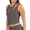 Shadow, variant on Kadi Women's Midi Cut Out Shoulder Bra, Shadow, X-Large