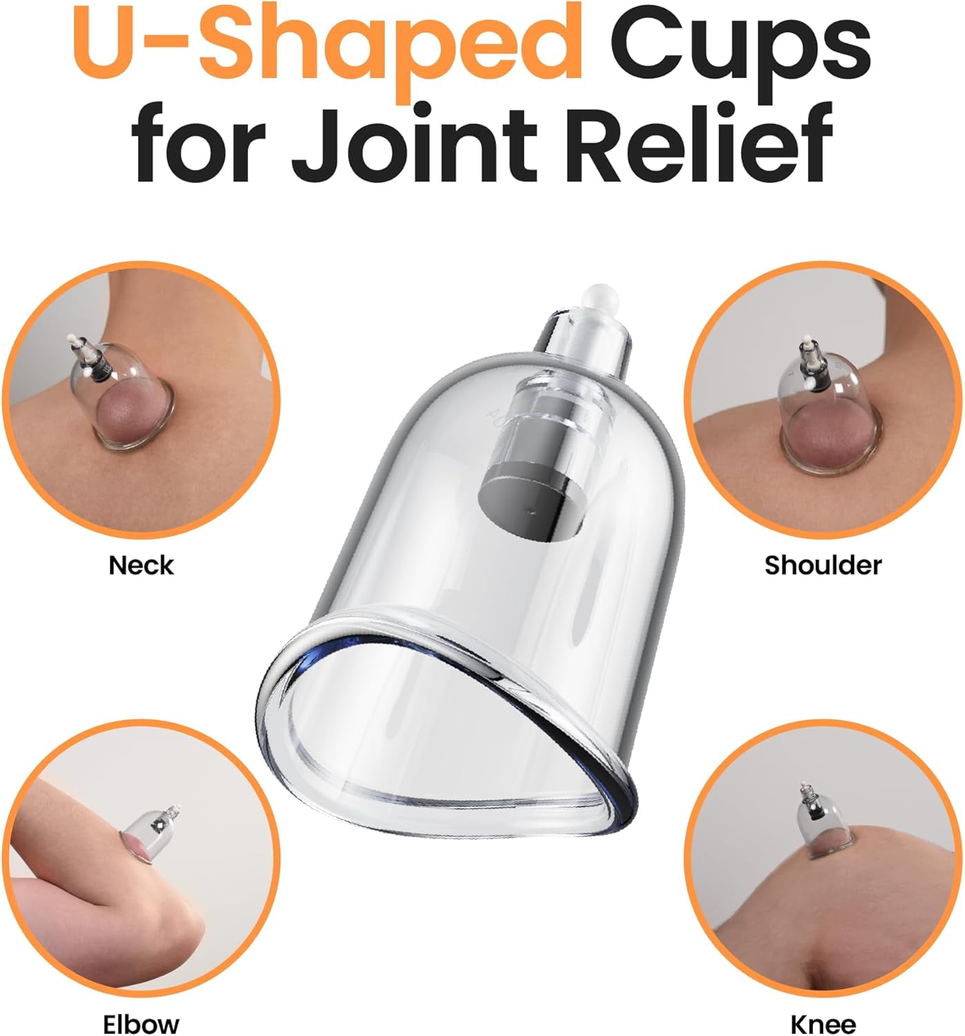 GYENNO Cupping Set includes 32 Cups, Professional Cupping Kit with Magnetics and Manual Pump