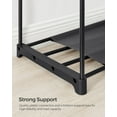 thumbnail image 3 of Songmics Home Wardrobe with Shelving and Hanging Space, Clothes Organizer, 54.3"W, 16.9"D, and 71.7"H, black, 3 of 7