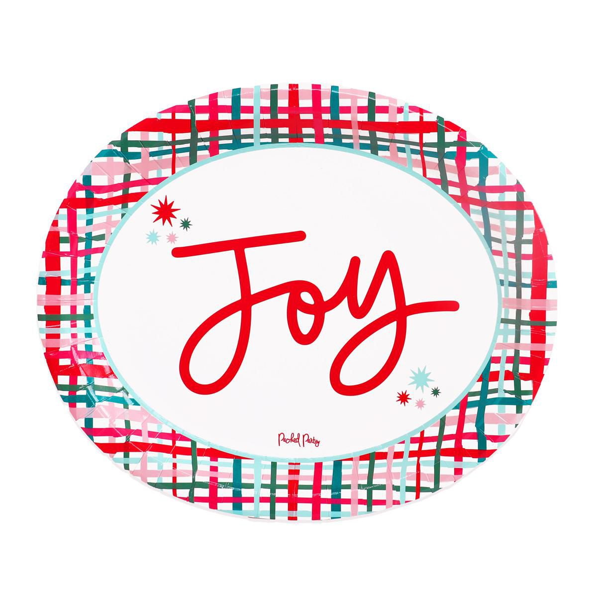 Packed Party "Joy" 8 CT. Oval Plate
