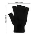 TELOLY 2026 New Winter Warm Knitted Fingerless Half Finger Gloves
