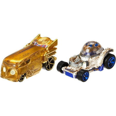 Hot Wheels Star Wars C-3PO and R2D2 Character Car 2-Pack
