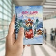 thumbnail image 4 of Hello Welcome Winter The Ski Basenji Snowy Day Travel Passport Wallet African Barkless Dog Lover PU Leather Passport Holder Cover - 13013, 4 of 5