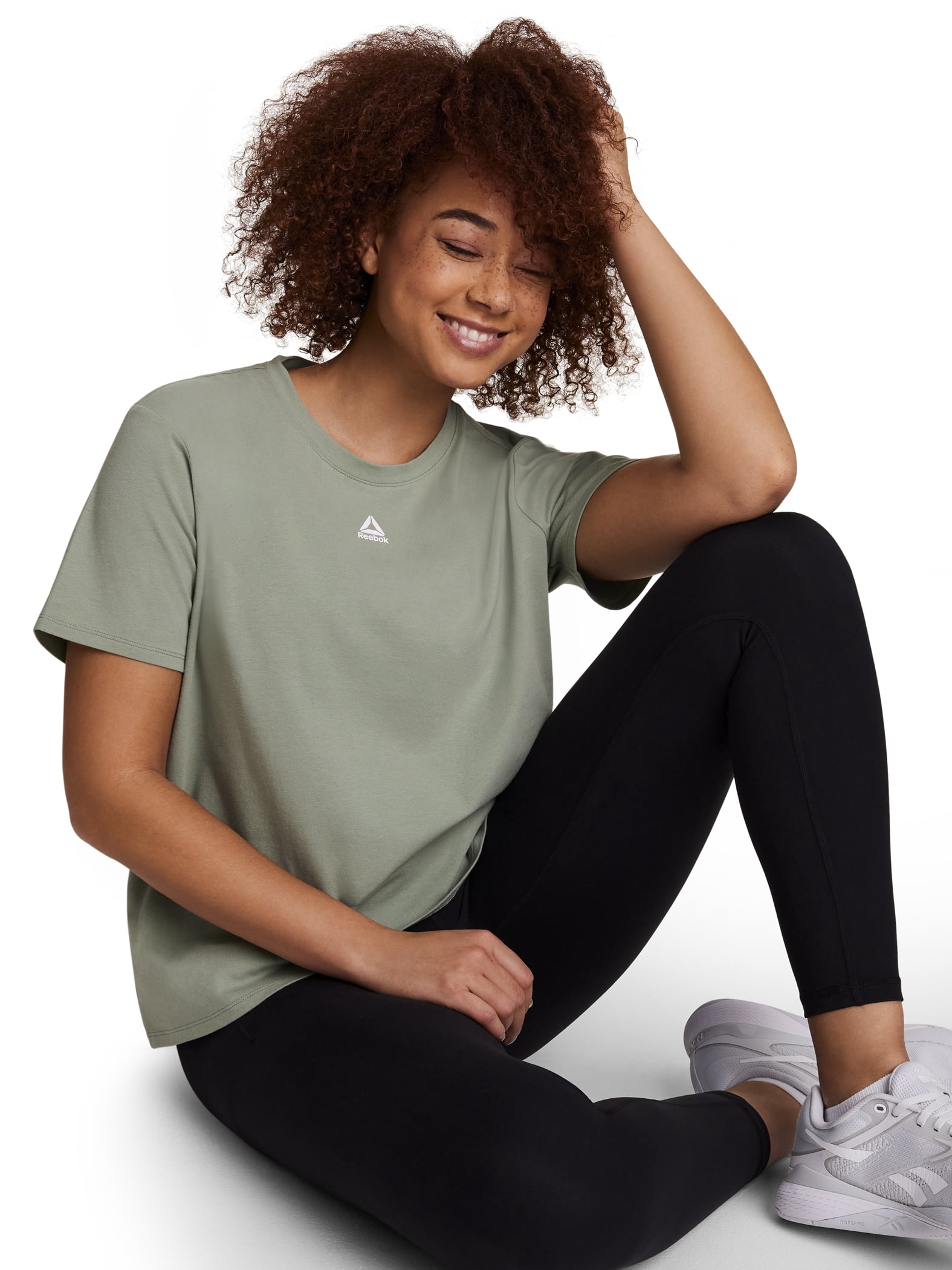 Reebok Women's Energy Short Sleeve Tee, Sizes XS-4X