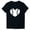 Black, variant on WREESH Cute Women's Baseball Graphic Tee Fashion Round Neck Short Sleeve Blouse with Trendy Print Beige