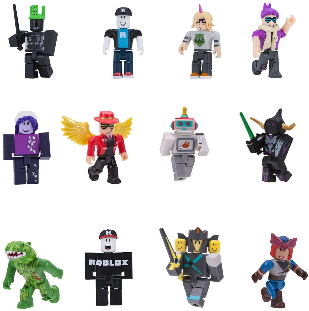 Roblox Series 2 Classics Exclusive Action Figure 12-Pack with 12 Online ...