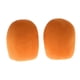 thumbnail image 3 of Paquete de 10 micrófonos de mano perfke para escenario DJ parabrisas de espuma naranja, 3 of 9