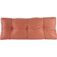 thumbnail image 3 of The Gripper Non-Slip Tufted Bench Cushion for Indoor Furniture, Entryway Storage, Bay Window, Corner Nook or Piano Seat, 43 Inches, Coral, 3 of 5