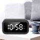 thumbnail image 4 of Altavoz Bluetooth recargable multifunción Reproductor estéreo Reloj despertador digital LED (negro), 4 of 8