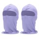 thumbnail image 1 of Uxcell 2 piezas Máscara Balaclava de Verano, Capucha de Protección Solar de Poliéster, Máscara Completa para Cabeza Refrigerante para Hombres y Mujeres, Pesca, Motocicleta, Ciclismo, Púrpura Claro, 1 of 7
