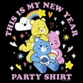 thumbnail image 2 of Men's Care Bears This is My New Year Party Shirt  Graphic T-Shirt, 2 of 5