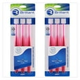 thumbnail image 2 of Brilliant Soft Toothbrush for Adults - With Over 14,000 360 Degree Micro-Fine, Rounded-Tip Bristles for Easy & Effective Cleaning, Red, 6 Count (10561R), 2 of 5