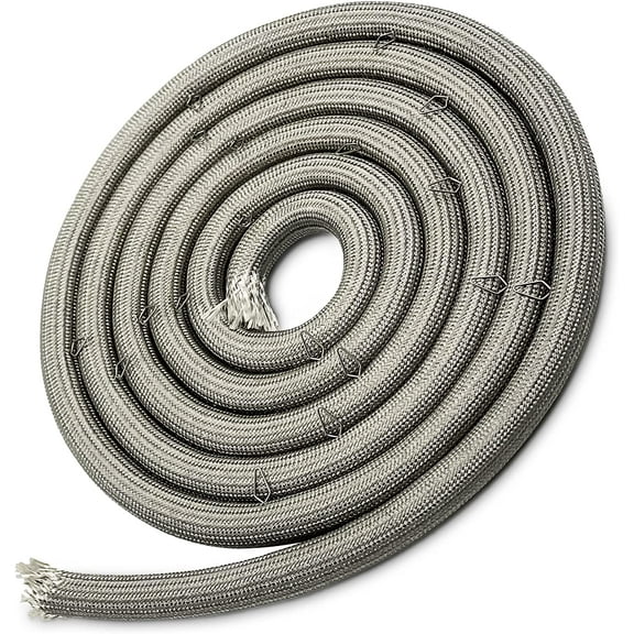 Whole Parts Gas Range Lower Oven Door Seal Gasket (Including 18 Metal Mounting Clips) Part# 318053120 - Replacement and Compatible with Some Frigidaire and Kenmore Ranges or Ovens