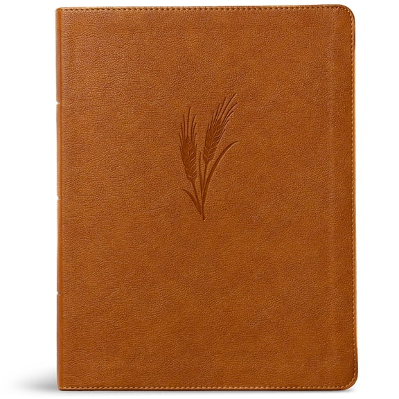 CSB Notetaking Bible, Large Print Edition, Camel Leathertouch, (Hardcover)