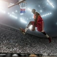 thumbnail image 4 of Red de aro de baloncesto impermeable tricolor estándar 2 uds para deportes al aire libre, 4 of 4