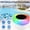 White, variant on Solar Powered Floating Pool Light with Chlorine Tablet Floater, Waterproof RGB Color Changing Pool Lights with Remote Control, Adjustable Dispenser,Timer Settings