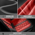 thumbnail image 4 of for Jaguar Xj 2013 Car Seat Cover, Black and Red Car Seat Covers, Faux Leather 360° Full Wrapped Set Anti-Slip Backing Beautify Car Interior, Protect Car Seats, 4 of 9