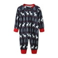 thumbnail image 4 of Pyjamas de Noël Même Style Parent-Enfant Col Rond Vêtements de Nuit Imprimés Manches Longues Automne, 4 of 6