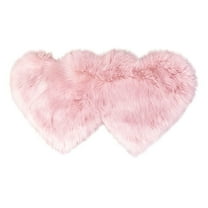 Vikakiooze On Sale Valentines Day Decorations Heart-Shaped Throw Blanket for Couch Big Area Rug for Bedroom Soft Rugs Non Slip Bedroom Shaggy Carpet Mats