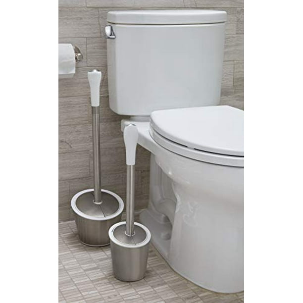 Toilet brush and clearance canister