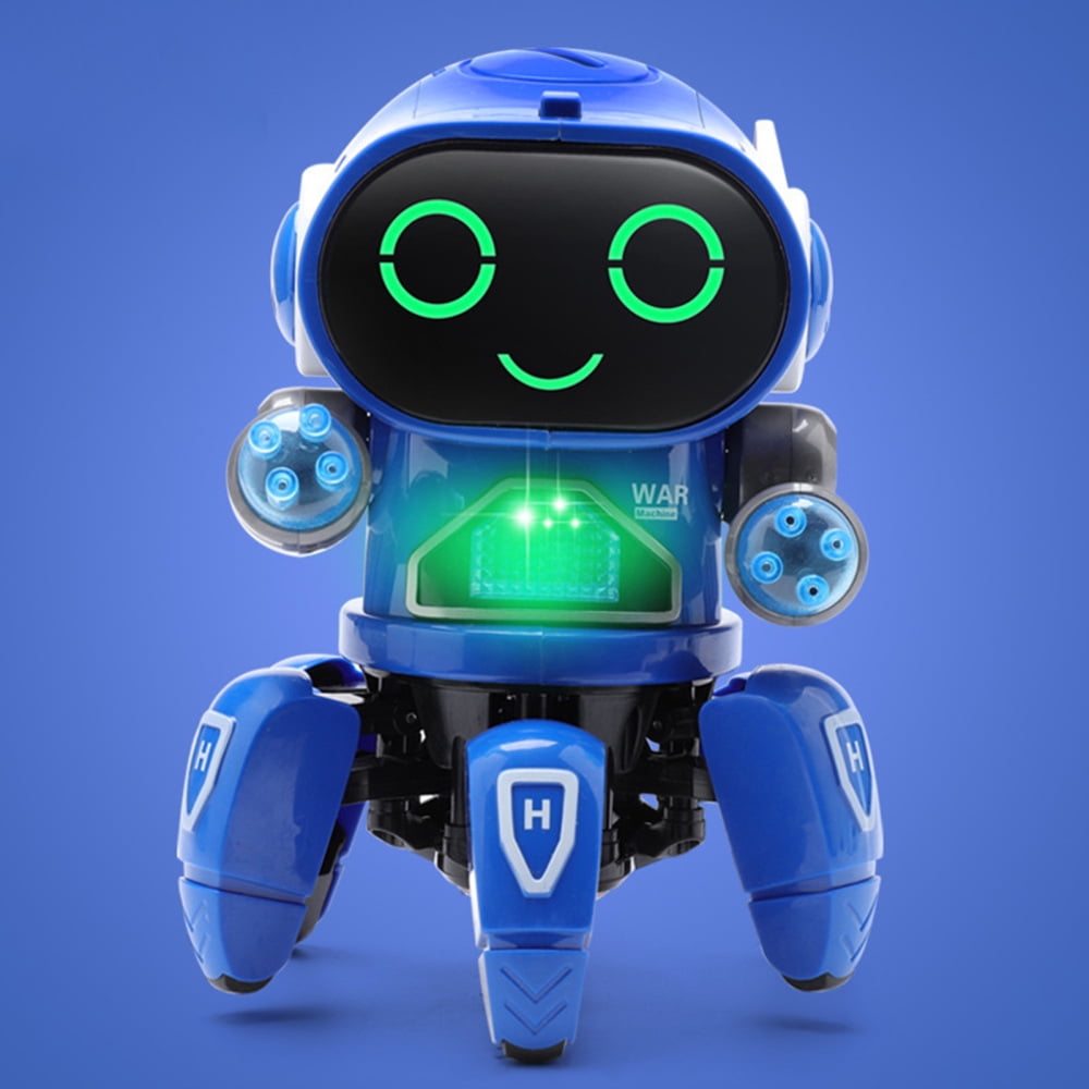 Walking Dancing Robot Toy Smart Robot Toy with Flashing Lights and