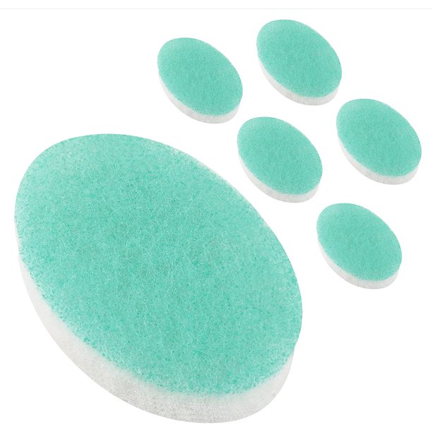 Impresa 6Pack Double Sided Body Sponge Buff Puff Style Exfoliating
