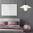 thumbnail image 2 of Lamp Shade Waterproof Aluminum Lampshade Accessories Cover Light Fixture Bulb Silver, 2 of 5