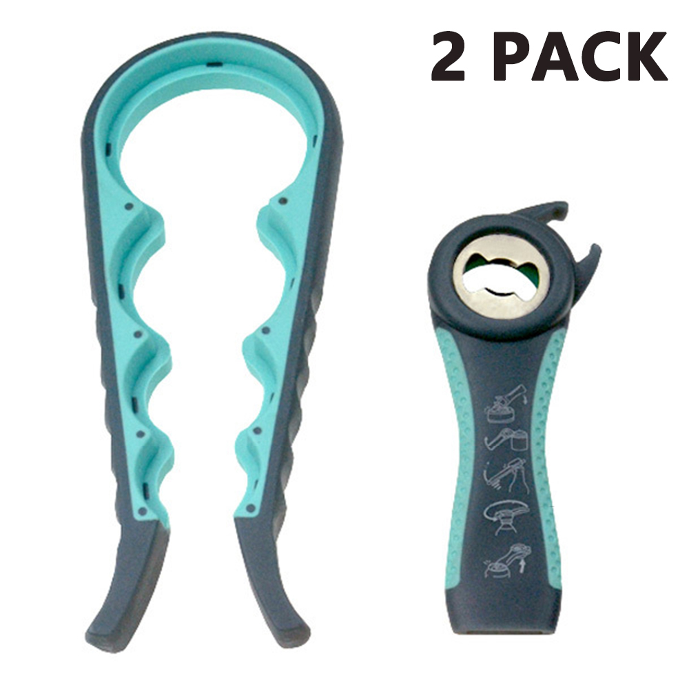 Opener Bottle Opener ,Multipurpose Gripper Kit with Rubber Handle for