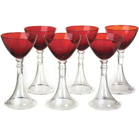 Ruby Grass - Artland Veranda Ruby Cordial Glass, Set of 6