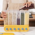 thumbnail image 4 of Cereal Can Eco-friendly Large Capacity ABS Transparent Cereal Dispenser Supplies for Home, 4 of 7