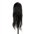 thumbnail image 5 of 2X Cabeza de Maniquí de 40 cm Pelucas Largas de Pelo Negro Práctica de Entrenamiento de Estilo Muñecas de Peluquería Peluca de Maniquí Modelo de Cosmetología de Cabeza Simulada, 5 of 5