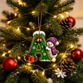 thumbnail image 2 of Yyuenw A to Z Alphabet Christmas Ornaments 3.15"/80mm 2D Acrylic Pendants Hanging Decor for Xmas Tree Wreath Mantel, 2 of 7