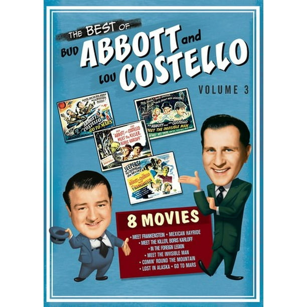 The Best Of Bud Abbott And Lou Costello Volume 3 Dvd Walmart Com