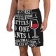 thumbnail image 2 of Fotbe Wine Funny Trajes de Baño Estampados para Hombre, Shorts de Verano de Secado Rápido, Ropa de Playa, Bañadores-XX-Large, 2 of 6