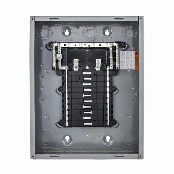 Load Center, QO, 20 Spaces, 125A, 120/240V AC, Main Lug, 1 Phase