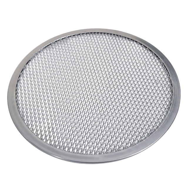 Wweixi Écran de Cuisson pour Pizza en Aluminium Réutilisable de Forme Ronde Pâtisserie Bricolage Plateau de Cuisson Résistant à la Chaleur Grille Tarte Filet Cuisine Four Boulangerie 10 Pouces